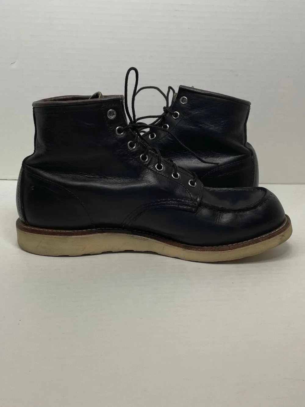 Red Wing Boots Men’s Size 11 D Leather 8890 Black Lace Up Work See Pics